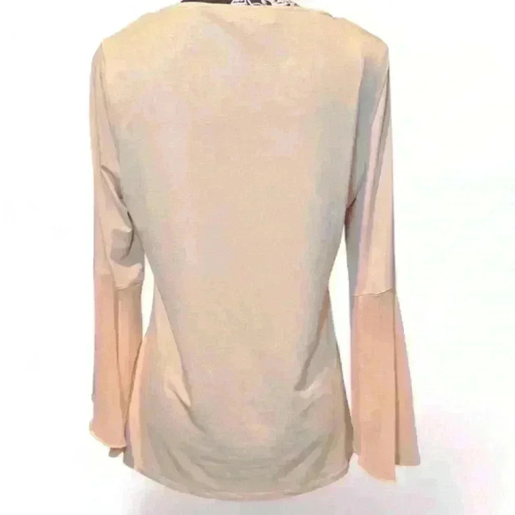 Calvin Klein Women's Pink Flared Sleeve Blouse Size Small - Picture 3 of 5